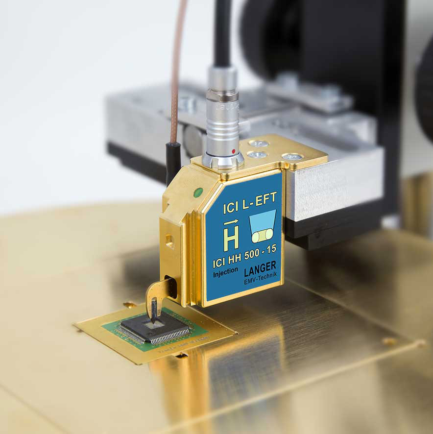 Puls Magnetfeldquelle ICI HH500-15 L-EFT in Anwendung